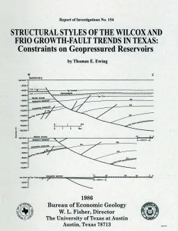 Structural styles of the Wilcox and Frio growth-fault trends in Texas:  constraints on geopressured reservoirs