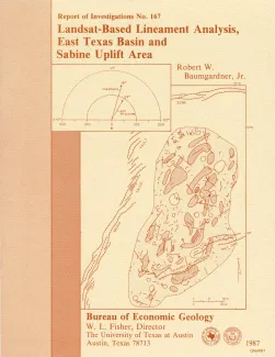 Landsat-based lineament analysis, East Texas basin and Sabine uplift area