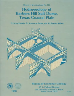 Hydrogeology of Barbers Hill salt dome, Texas coastal plain