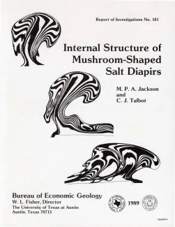 Internal Structure of Mushroom-Shaped Salt Diapirs