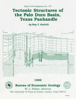 Tectonic structures of the Palo Duro basin, Texas panhandle
