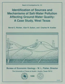 Identification of sources and mechanisms of salt-water pollution affecting ground-water quality:  a case study, West Texas