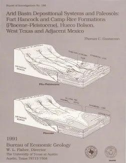 Arid basin depositional systems and paleosols:  Fort Hancock and Camp Rice Formations (Pliocene-Pleistocene), Hueco Bolson, West Texas and adjacent Mexico