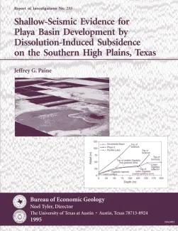 Shallow-seismic evidence for playa basin development by dissolution-induced subsidence on the southern High Plains, Texas