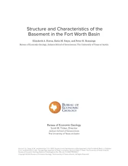 Structure and characteristics of the basement in the Fort Worth Basin