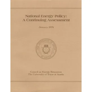 National Energy Policy: A Continuing Assessment