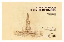 Atlas of major Texas oil reservoirs