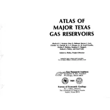 Atlas of Major Texas Gas Reservoirs: Database