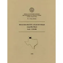 Bouguer gravity Atlas of Texas, Amarillo sheet