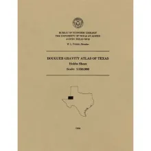 Bouguer gravity Atlas of Texas, Hobbs sheet