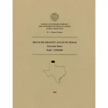Bouguer gravity Atlas of Texas, Perryton sheet