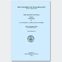 The geology of Texas; Volume 1, Stratigraphy