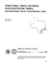 Structural cross sections, Plio-Pleistocene series, southeastern Texas
