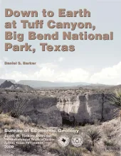 Down to earth at Tuff Canyon, Big Bend National Park, Texas