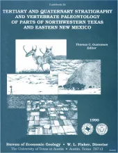 Tertiary and Quaternary stratigraphy and vertebrate paleontology of parts of northwestern Texas and eastern New Mexico
