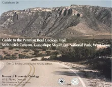 Guide to the Permian reef geology trail, McKittrick Canyon, Guadalupe Mountains National Park, West Texas