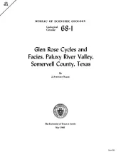 Glen Rose cycles and facies, Paluxey River Valley, Somervell County, Texas
