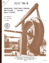 Regional Tertiary cross sections -- Texas Gulf coast