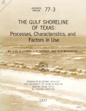 The Gulf shoreline of Texas:  processes, characteristics, and factors in use