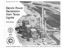 Electric Power Generation from Texas Lignite