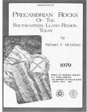 Precambrian rocks of the southeastern Llano region, Texas