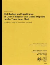 Distribution and significance of coarse biogenic and clastic deposits on the Texas inner shelf