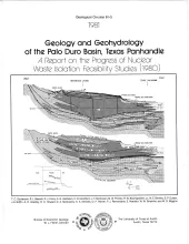 Geology and geohydrology of the Palo Duro basin, Texas panhandle -- a report on the progress of nuclear waste isolation feasibility studies (1980)