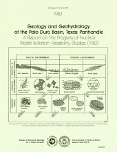 Geology and geohydrology of the Palo Duro basin, Texas panhandle -- a report on the progress of nuclear waste isolation feasibility studies (1982)