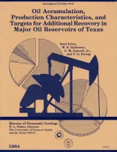Oil Accumulation, Production Characteristics, and Targets for Additional Recovery in Major Oil Reservoirs of Texas