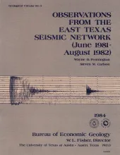 Observations from the east Texas seismic network (June 1981 - August 1982)