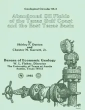 Abandoned oil fields of the Texas Gulf coast and the east Texas basin
