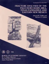 Fracture analyses of the Palo Duro basin area, Texas panhandle and eastern New Mexico