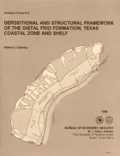 Depositional and structural framework of the distal Frio Formation, Texas coastal zone and shelf