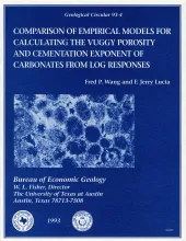 Comparison of Empirical Models for Calculating the Vuggy Porosity and Cementation Component of Carbonates from Log...