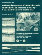 Facies and diagenesis of the Austin Chalk and controls on fracture intensity -- a case study from north-central Texas