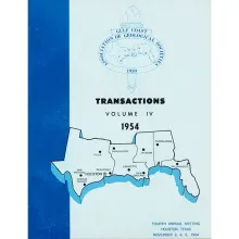 GCAGS Transactions Volume 4 (1954), Houston