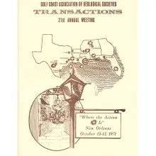 GCAGS Transactions Volume 21 (1971) New Orleans