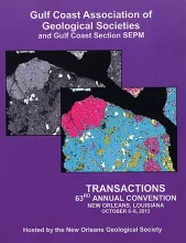 GCAGS Transactions Volume 63 (2013) New Orleans