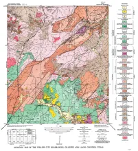 Geologic map of the Willow City quadrangle, Gillespie and Llano Counties, Texas