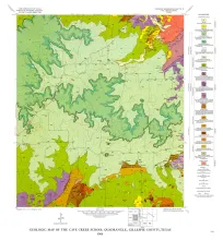 Geology of the Cave Creek School Quadrangle, Gillespie County, Texas