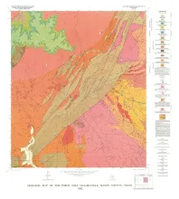 Geology of the Purdy Hill quadrangle, Mason County, Texas