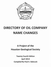 Directory Of Oil Company Name Changes
