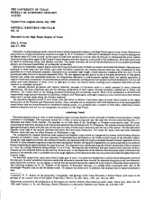 Diatomite in the High Plains Region of Texas