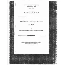 The Mineral Industry of Texas in 1964