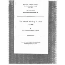 The Mineral Industry of Texas in 1966