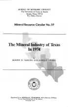 The Mineral Industry of Texas in 1974