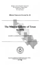 The Mineral Industry of Texas in 1976