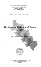 The Mineral Industry of Texas in 1987