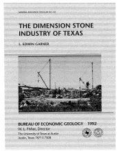 The dimension stone industry of Texas