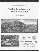 The barite industry and resources of Texas